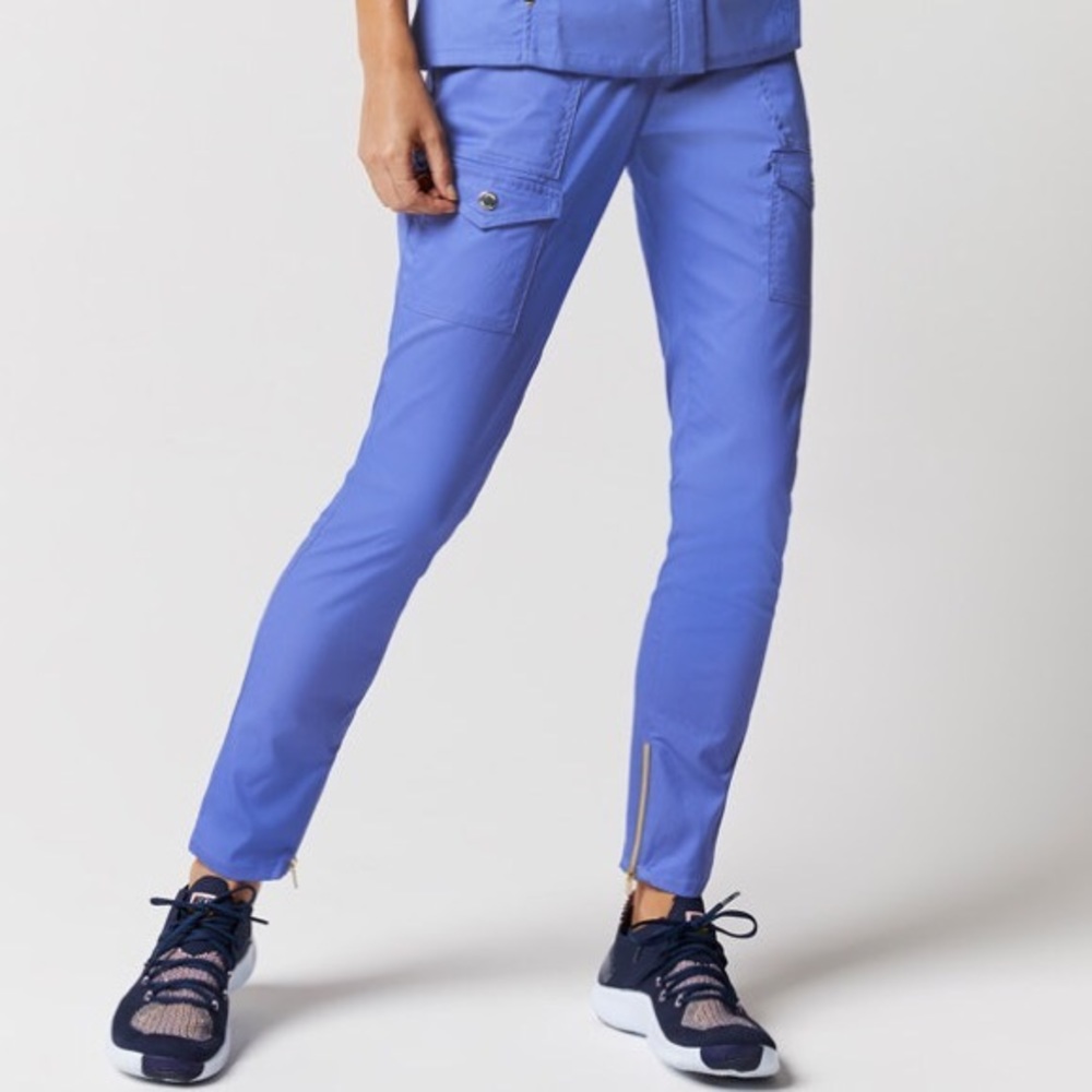 Jaanuu Skinny Cargo Pant Ceil Blue Small